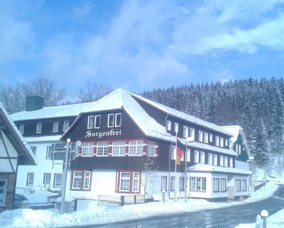 Hotel Ostalgie Ferienheim Sorgenfrei Exterior foto